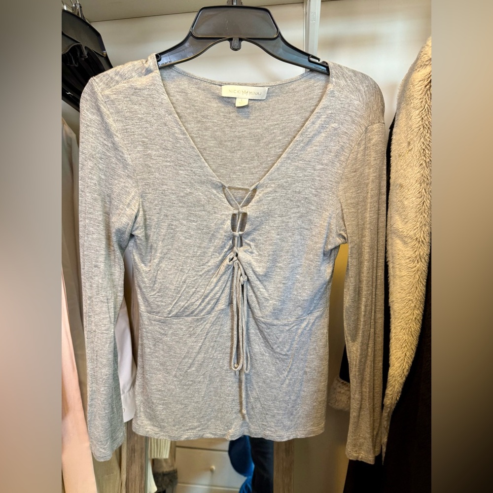 Gray blouse
